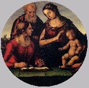 Luca Signorelli The Holy Family with Saint France oil painting artist
